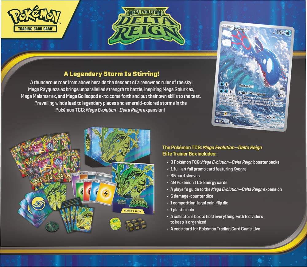 Pokemon TCG Mega Evolution - Delta Reign Elite Trainer Box