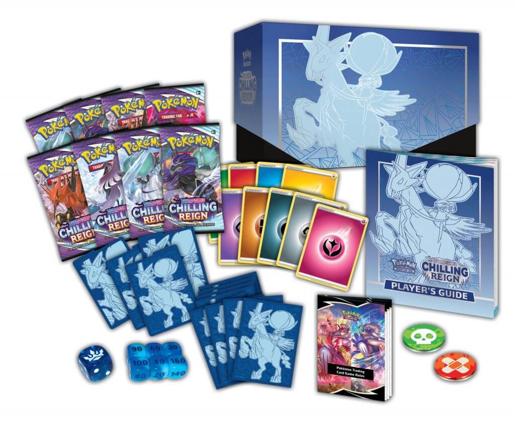 Pokemon TCG Sword and Shield 6 - Chilling Reign Elite Trainer Box