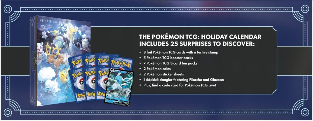 Pokemon TCG Holiday 2023 Calendar