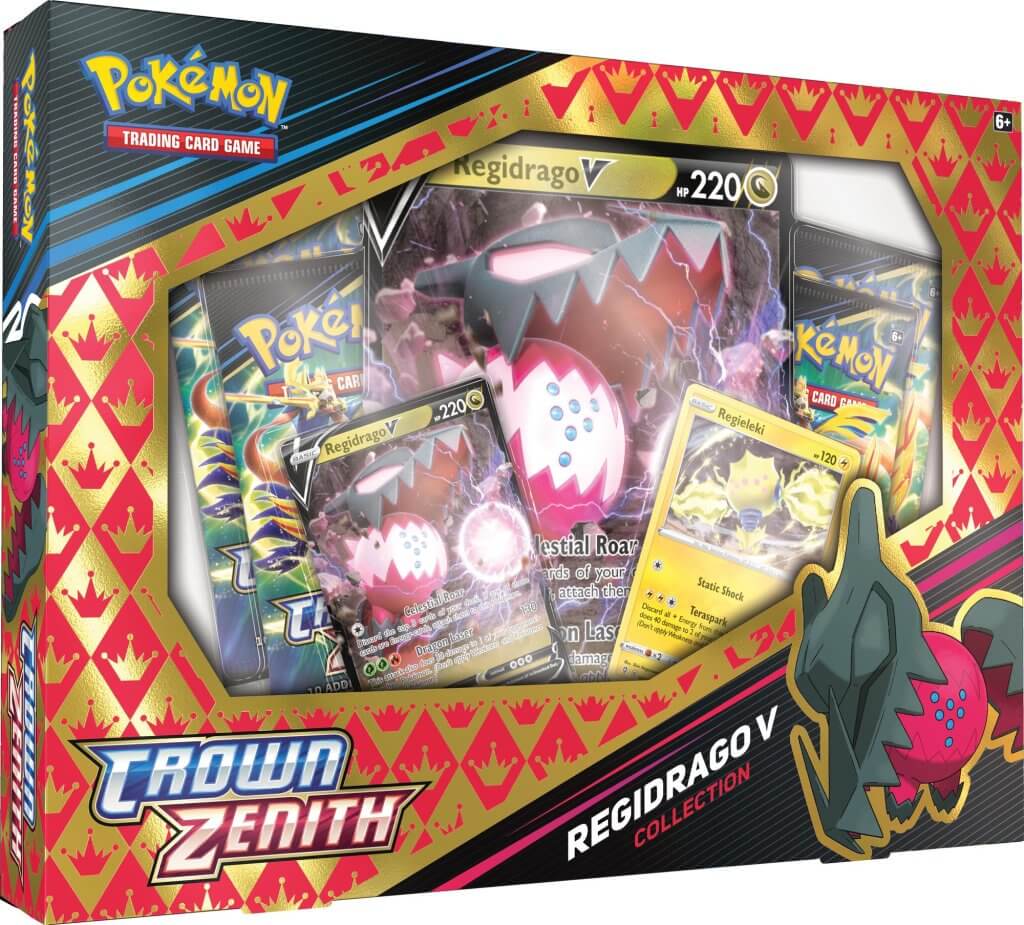 Pokemon TCG Crown Zenith Regidrago / Regieleki V Box
