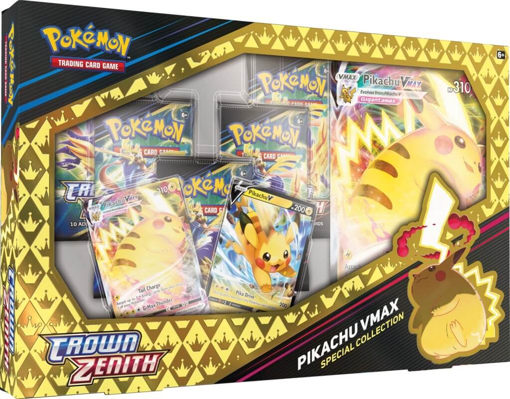 Pokemon TCG  Crown Zenith Pikachu VMAX Box