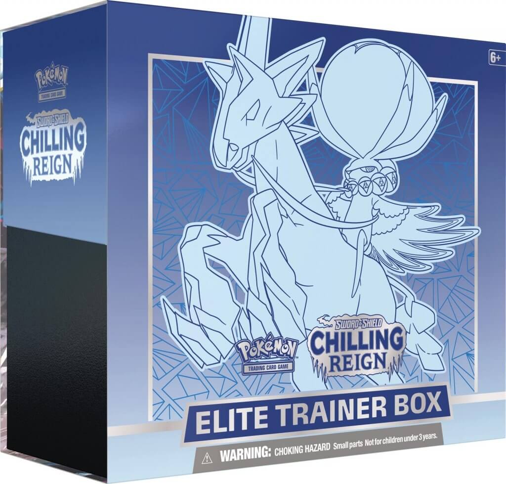 Pokemon TCG Sword and Shield 6 - Chilling Reign Elite Trainer Box