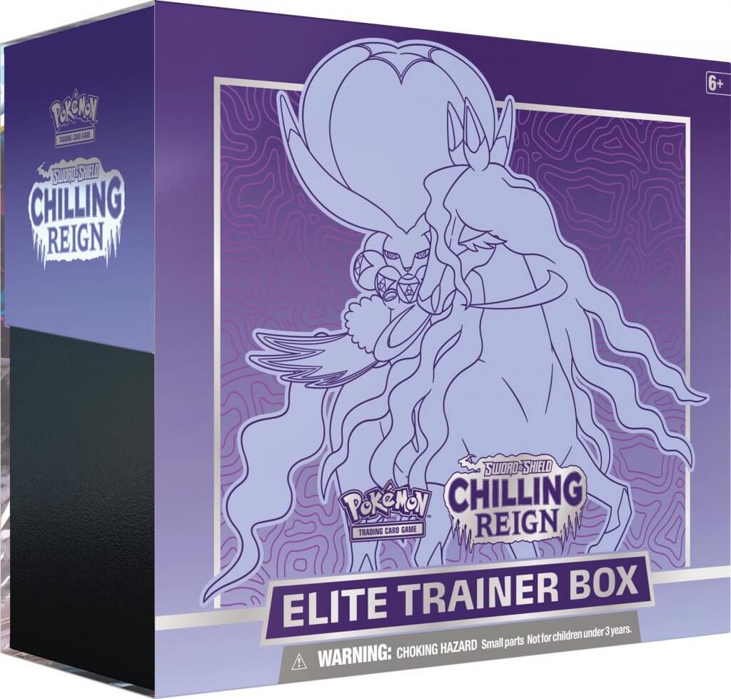 Pokemon TCG Sword and Shield 6 - Chilling Reign Elite Trainer Box