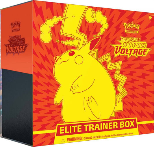 Pokemon TCG Sword and Shield 4 - Vivid Voltage Elite Trainer Box