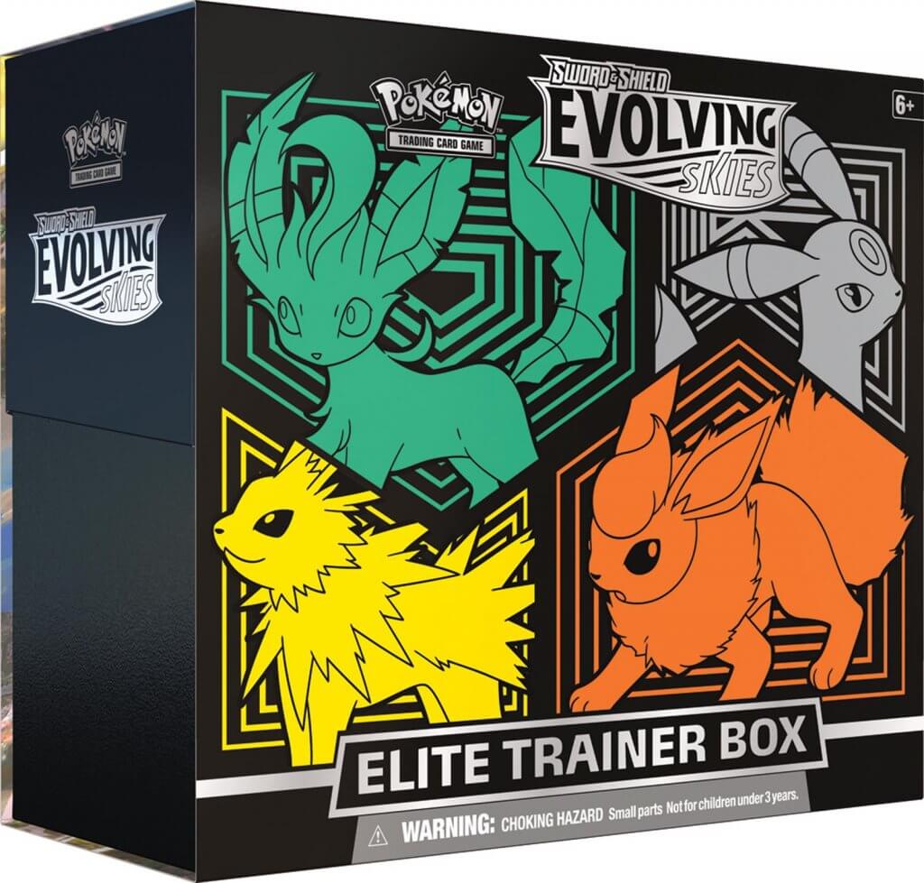 Pokemon TCG Sword and Shield 7 - Evolving Skies Elite Trainer Box