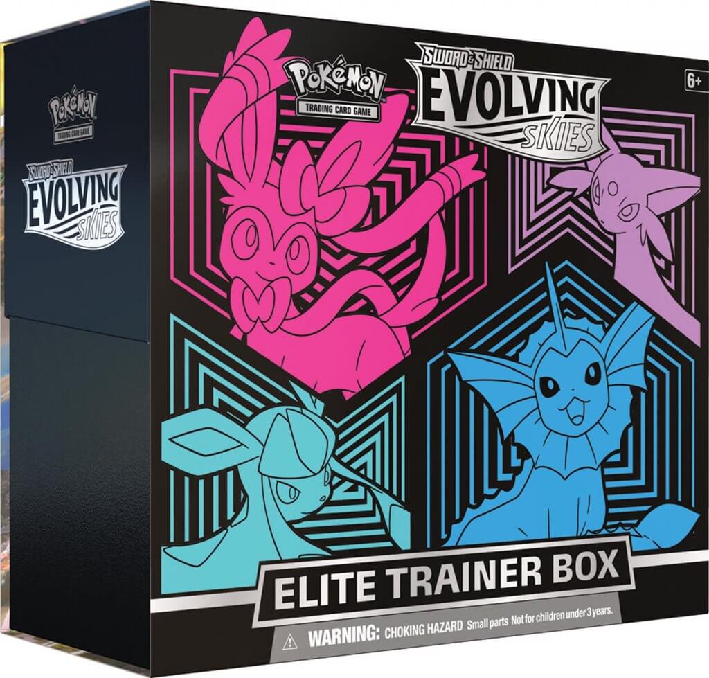 Pokemon TCG Sword and Shield 7 - Evolving Skies Elite Trainer Box