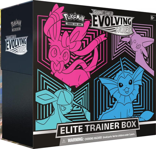 Pokemon TCG Sword and Shield 7 - Evolving Skies Elite Trainer Box